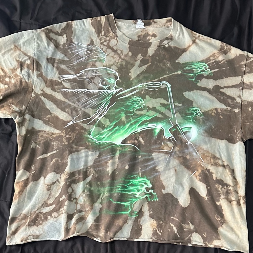 Tie-Dye Grim Reaper Graphic Tee